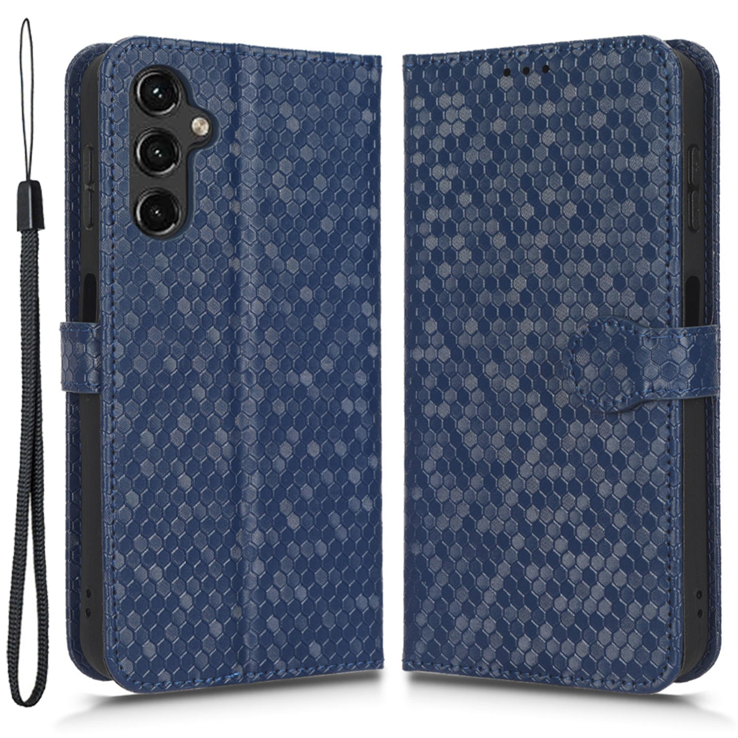 For Samsung Galaxy A14 4G Stand Flip Cover PU Leather Dot Pattern Imprinted Wallet Phone Case For Samsung Galaxy A14 4G Stand Flip Cover PU Leather Dot Pattern Imprinted Wallet Phone Case